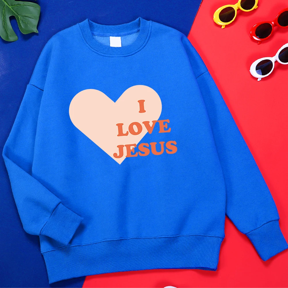 

I Love Jesus Give You My Heart Man Hoodie Fleece Quality Tracksuit Harajuku Comfortable Hoodies Large Size Fashion Clothes Men