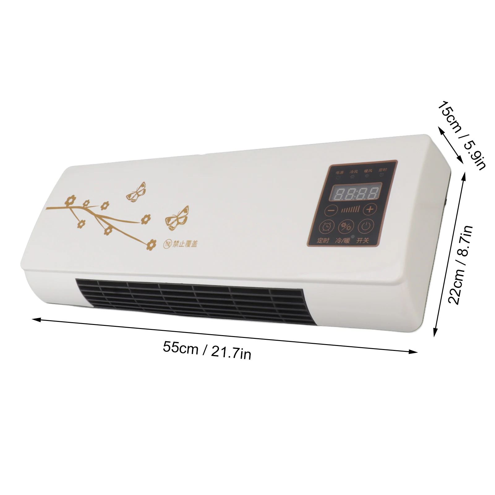 Cooling and Heating Air Conditioner Small Wall Mounted Air Conditioner for Living Room Bedroom Office 4