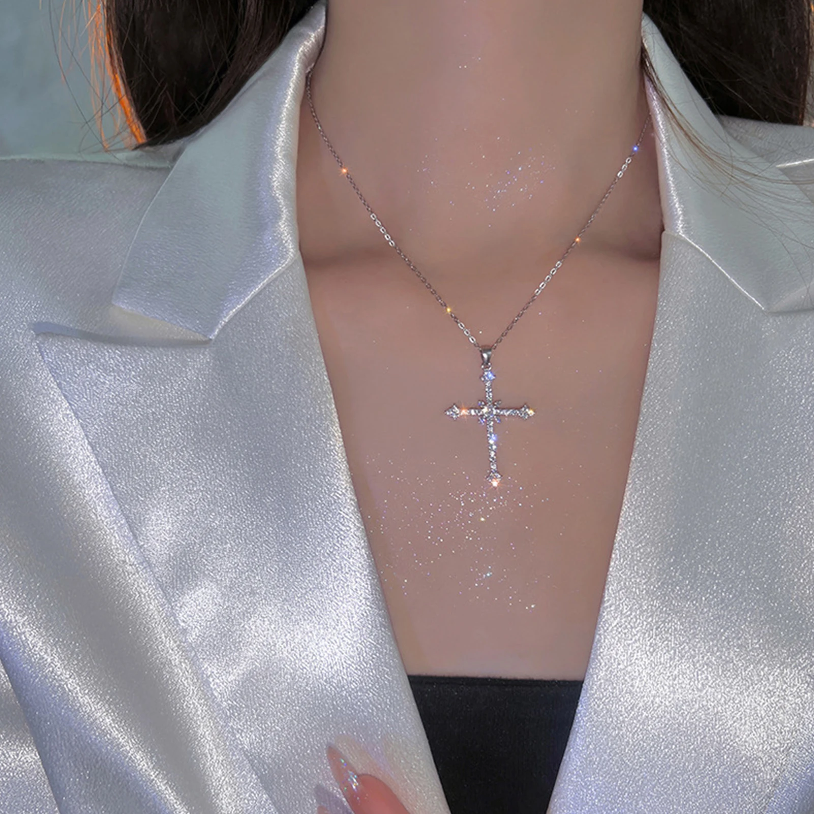 Horrible Jesus Cross Resin Pendant Necklace Women Men Jewelry Halloween  Accessories Hip-hop Jewelrys On The Neck Gift For Friend - Necklace -  AliExpress