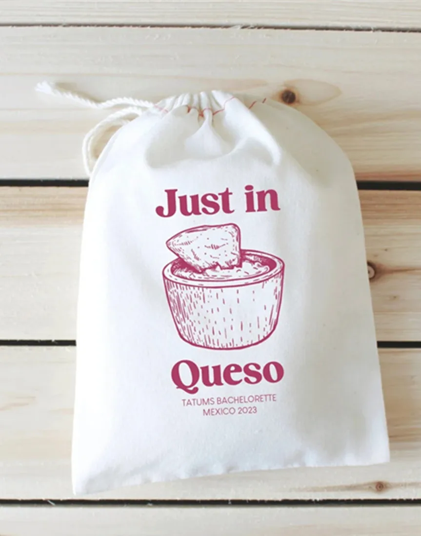 20 piezas Just In Queso, Kit de resaca de México, Fiesta de despedida de soltera, recuerdos de boda personalizados, Kit de resaca Just In Queso
