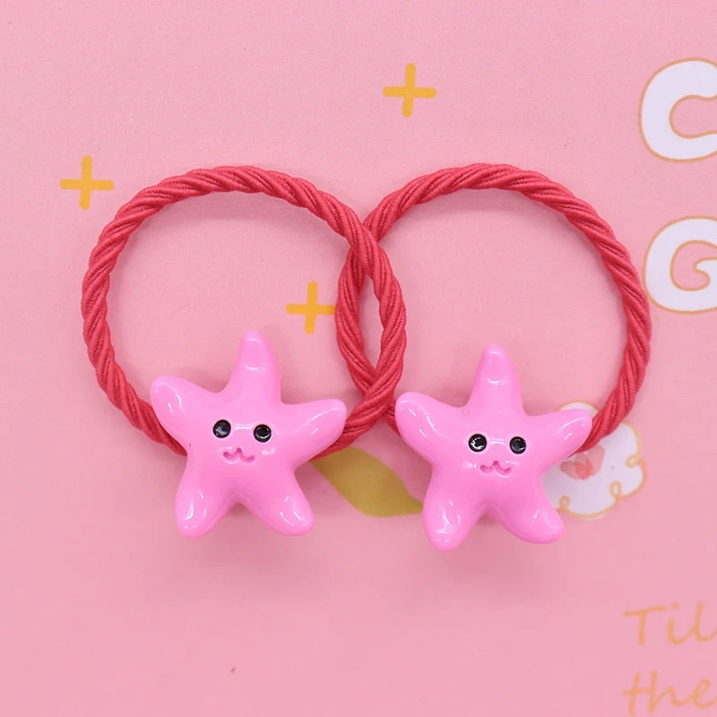 Vibrant Halloween Resin Strawberry Hair Accessories Set