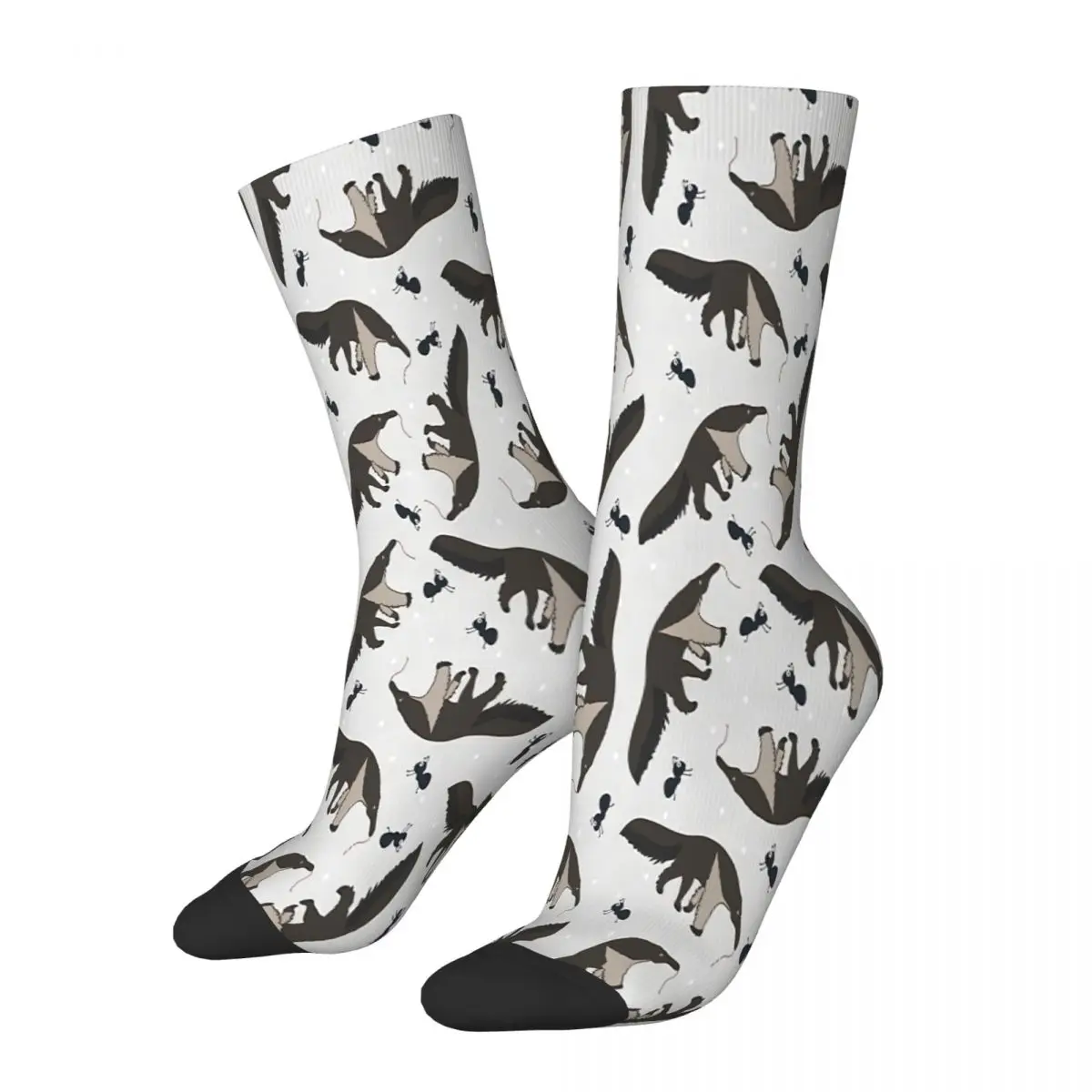 Anteater Giganti E Formiche All Over Pattern Animal Socks Uomo Donna Calze Invernali Stampate
