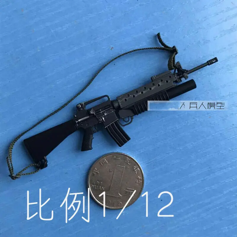 

1/12th CrazyFigure Task force ranger Gun Model For 6" Figure Doll Toy