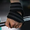 Anti Slip Silicone Rubber Figure 8 Word Padded Weightlifting Belts Cotton Deadlift Powerlifting Straps Pull-ups Bands 3