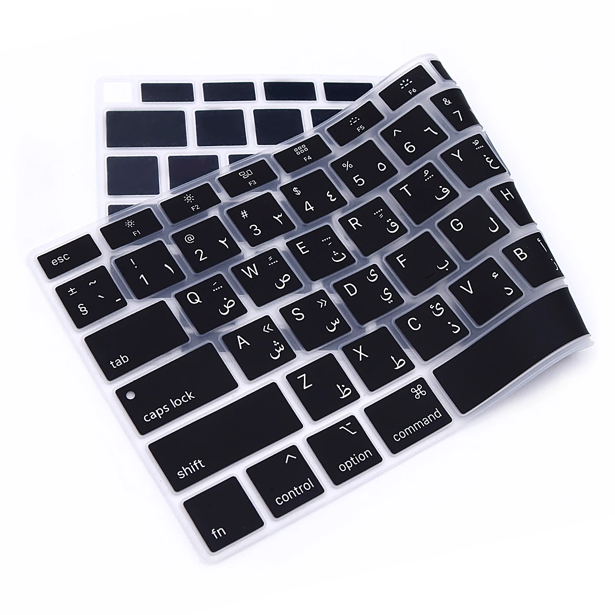 Arabic Arab language Keyboard Cover For MacBook Air 13 Inch A2337 M1 Clip and A2179 MacBook Air with Touch ID Silicone skin keyboard cover