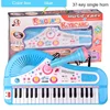 31/61 Keys Children Electronic Keyboard Piano with Microphone Beginner Musical Instrument Organ Educational Toys Gift for Kids 3