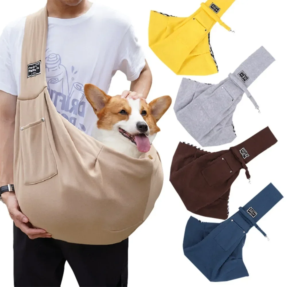 DogSupplie Comfortable Dog Bag Crossbody Shoulder Bag Portable Outdoor Travel Cat Puppy Sling Carrier Pet Carrying Supplies