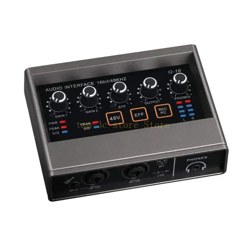 

Professional Studio Recording Sound Card Fidelity Clear Sound D0UA