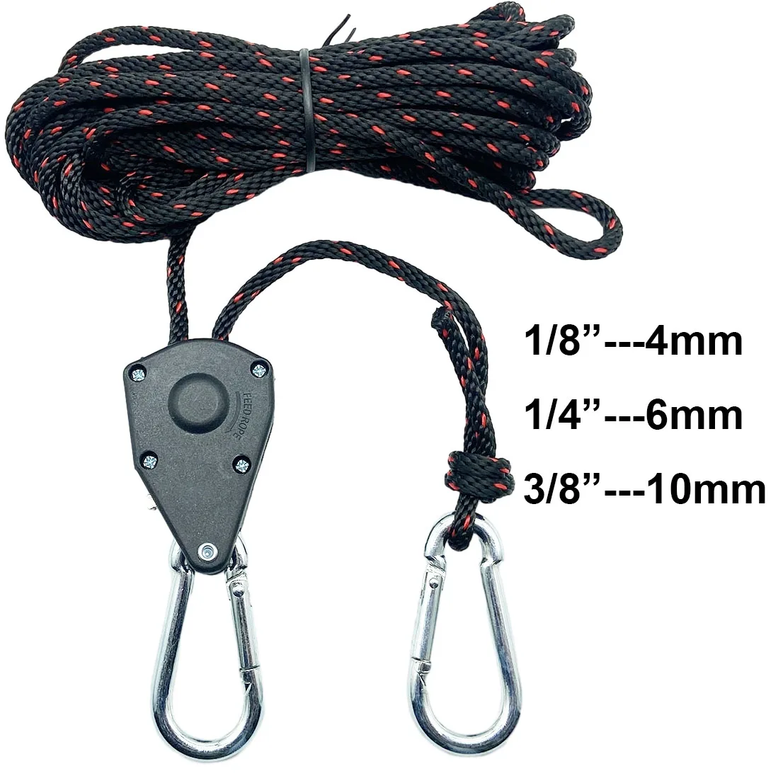 Adjustable Tent Rope Fastener and Pulley System for Camping and Outdoor Use