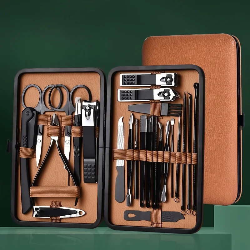 Stainless Steel Nail Clippers and Grooming Kit