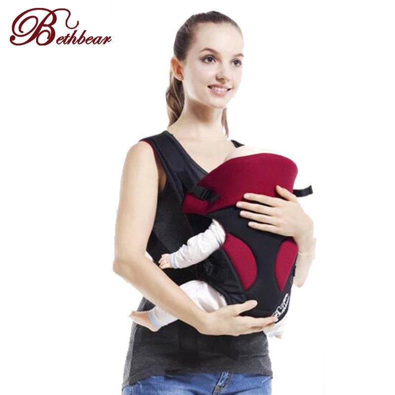 Bethbear 2-30 M Classical Durable Baby Carrier Comfort Baby Sling Fashion Mummy Child Sling Wrap Bag Infant Carrier 3