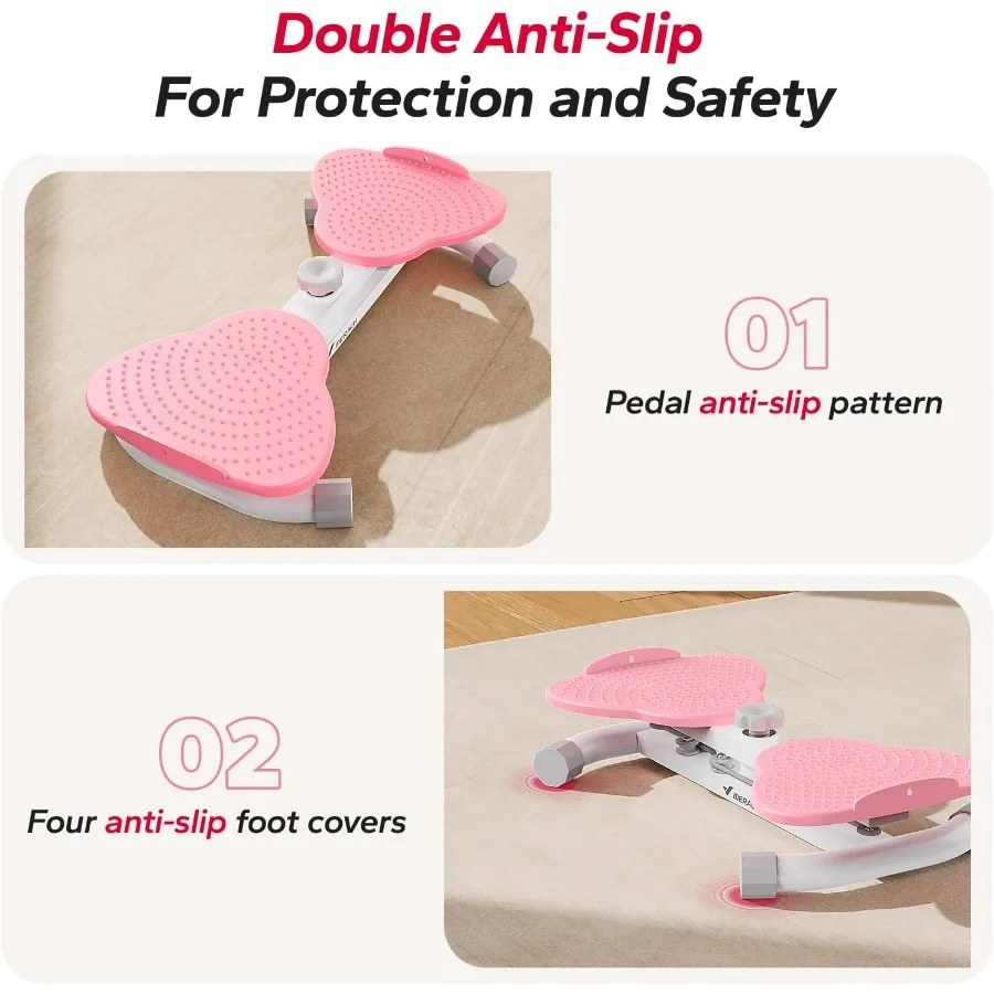 Waist Twister Machine Exercise, Ab Twist Board with 300 lbs Weight Capacity, Abs Workout for Slim Waist and Core Ab Exercise, No