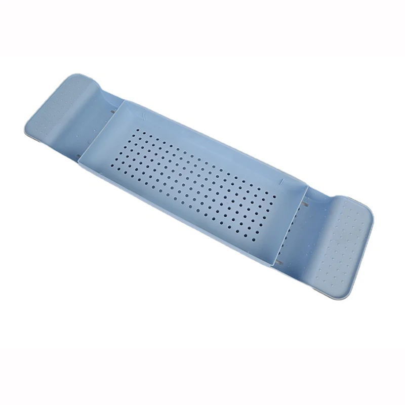 Bathtub Trays Bathroom Storage Plastic PP Material Bathtub Kitchen Sink Scalable Storage Rack Bath Tub Tray Multi Purpose