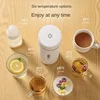 110/220V Portable Electric Tea Coffee Kettle Tea Coffee Kettle Travel Boil Water Stewable Keep Warm Smart Temperature Control 3