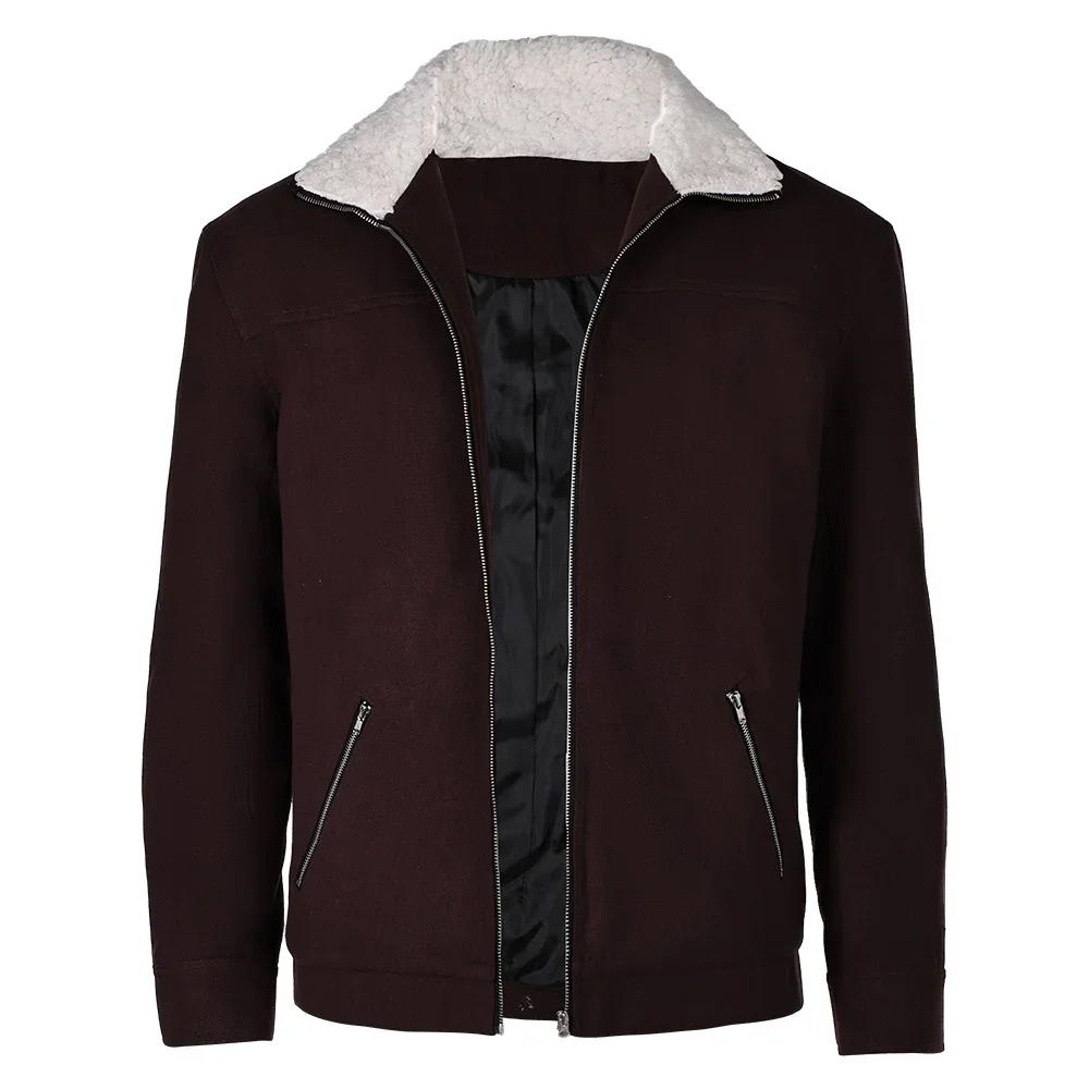 thumbnail image 1 of Chaqueta de cuero sintético de Rick Grimes de The Walking Dead, disfraz de Cosplay para hombre, traje de adulto, traje de fiesta de carnaval y Halloween, 1 of 5