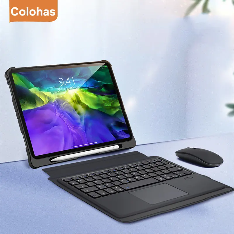 

Wireless Magnetic Magic Keyboard For iPad Pro 11 Air 4 5 10.9 2021 2020 2018 Case Detachable Keyboard With Touchpad Cover Stand