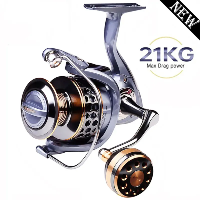 

Spool Fishing Reel Spinning Reel Casting Reel Carp Saltwater Freshwater Cheap Gear 5.2:1 Ratio High Speed Max Drag 21kg