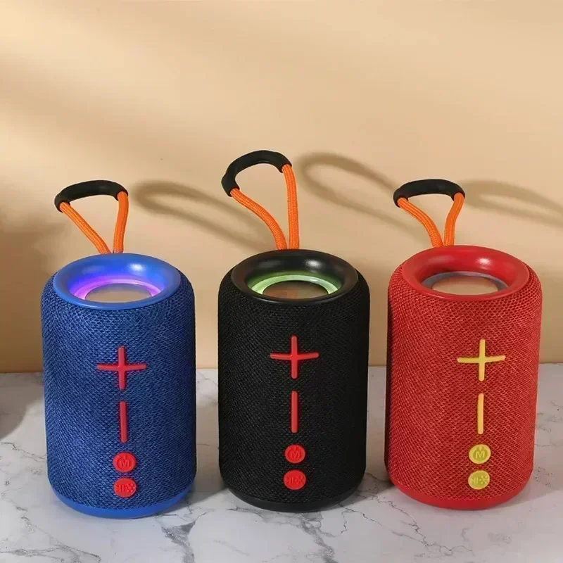 T500G Mini Fabric Card Insert Small Speaker Desktop Decoration Wireless Bluetooth Speaker Portable Outdoor
