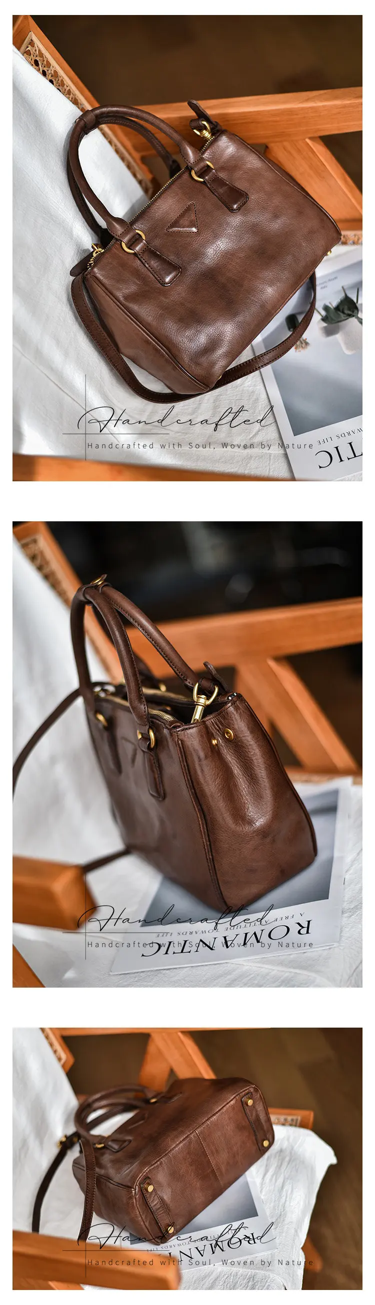 PNDME modische, lässige Designer-Handtasche aus echtem Leder für Damen, Wochenendparty, luxuriöse Damen-Umhängetasche aus Rindsleder – Detail 5