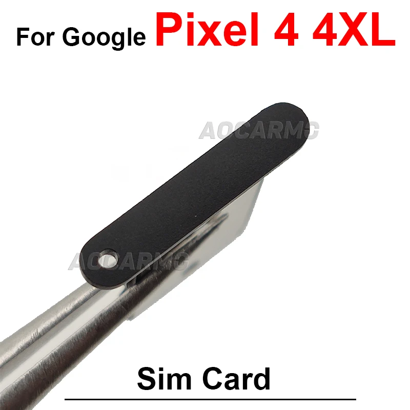 Фото Для Google Pixel 4 4A 4G 3 3A XL 3XL 4XL слот для SIM-карты слот для Sim-карты лоток держатель Ремонт Запасные части №4