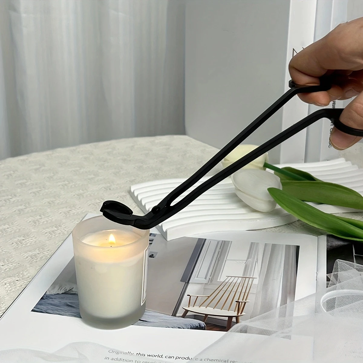 Candle Wick Trimmer Stainless Steel