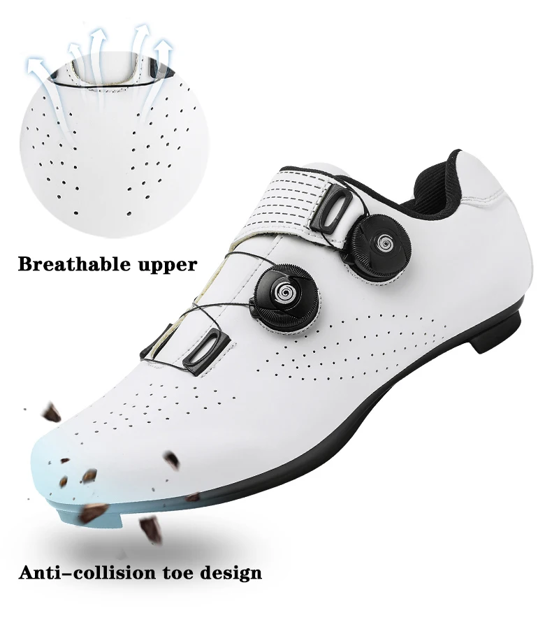 Cycling Sports Shoes Men Women SPD Self-Locking Road Cycling Shoes Lightweight Breathable MTB Off-Road Mountain Bike Sports Shoe 5