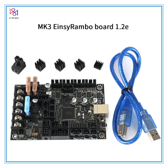 Beundringsværdig Grund løber tør Einsy Rambo 1.2e Mainboard For Prusa I3 Mk3 Mk3s 3d Printer Tmc2130 Stepper  Drivers Spi 4 Mosfet Switched Outputs - 3d Printer Parts & Accessories -  AliExpress