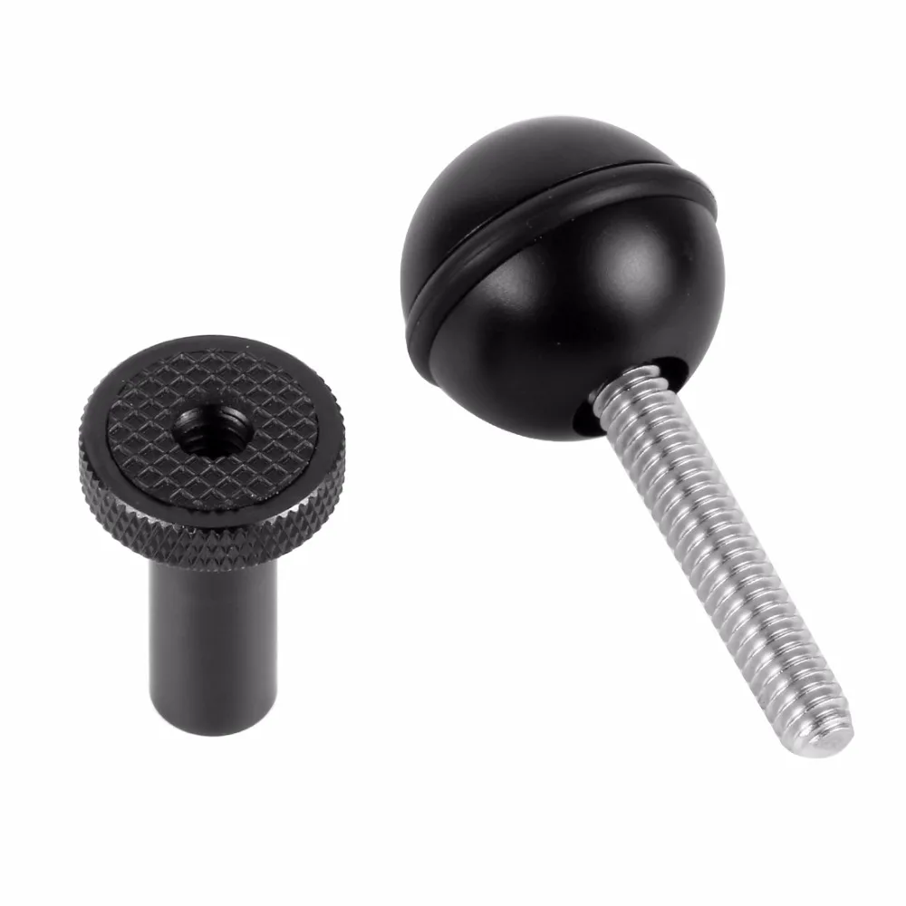 BGNING 1 Zoll Kugelkopf-Adapter 1/4 M5 verstellbare Schraube feste Halterung Anti-lose Kamera Unterwasser-Tauchfotografie-Halterung – Detail 10