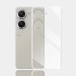 Shockproof Clear Silicon Soft Back Cover and Bumper Coque for ASUS ZenFone 9 (Clear Soft Case)