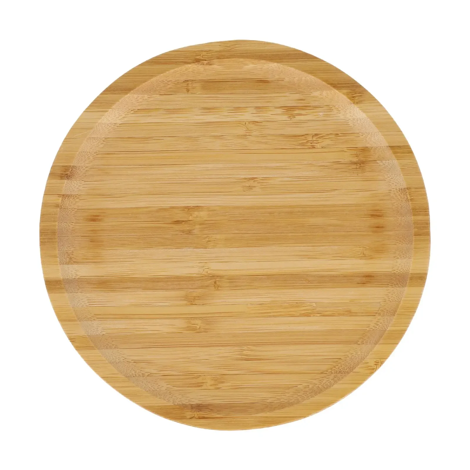 Trays Serving Tray 20*5*30cm Easy To Clean For Fruit Pizza Multi-functional Round Wooden Tableware Stand Food Tray 5