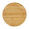 Trays Serving Tray 20*5*30cm Easy To Clean For Fruit Pizza Multi-functional Round Wooden Tableware Stand Food Tray 5
