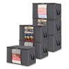 6pcs/set Clothes Storage Bags Upgraded Foldable Fabric Storage Bags Storage Containers For Organizing Bedroom 1