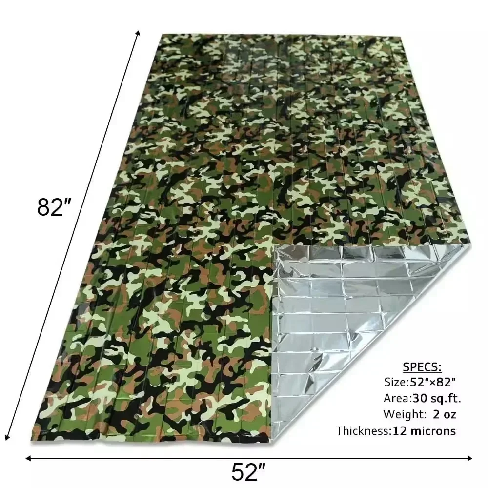 Emergency Rescue Blanket 132x208cm Outdoor Survive First Aid