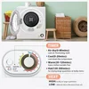 Euhomy 110V Portable Clothes Dryer 850W Compact Laundry Dryers 1.5 cu.ft Front Load Stainless Steel Electric Dryers Machine 5