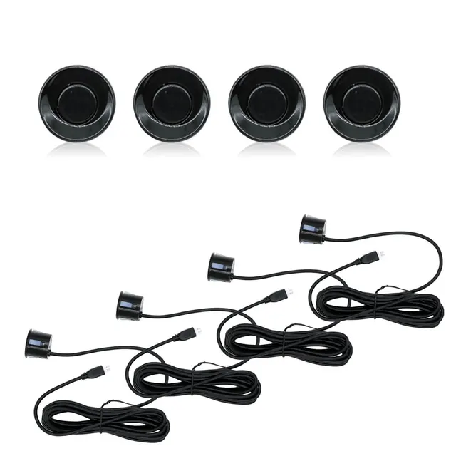 4 pieces Car Auto Parking Waterproof Sensor Car Reverse Radar Sound Alert Indicator Probe System 2