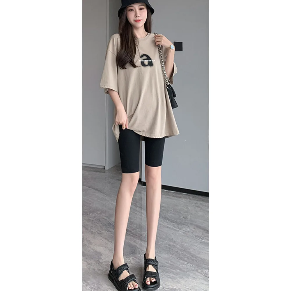 Várandós női leggings, nyári jégvékony ötszögletű divatos kerékpáros cápajóga védőnadrág, rövidnadrág_voghion.com