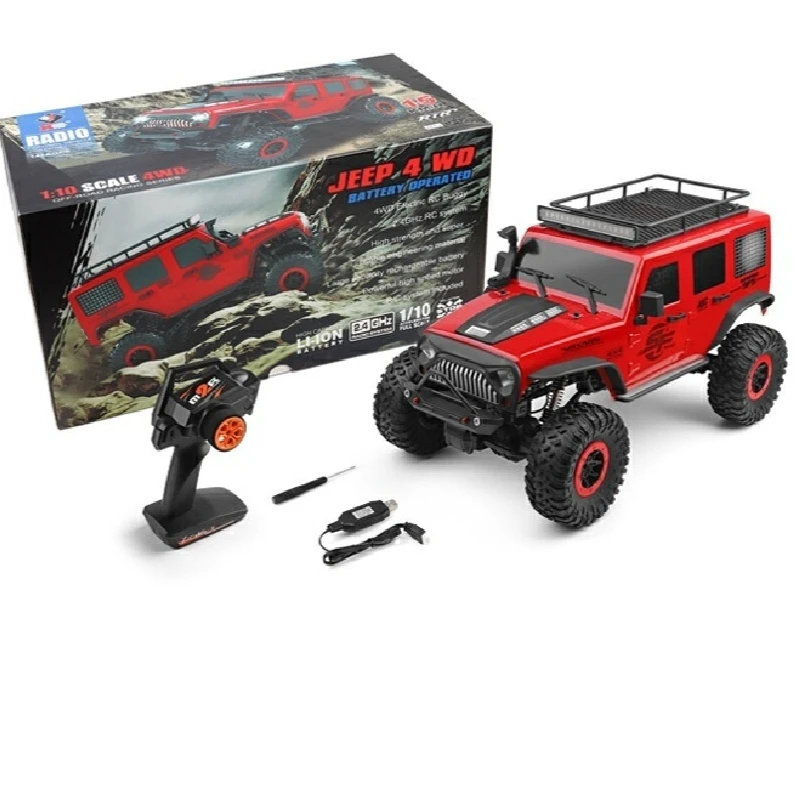 WL104311 RC1:10 electric four-wheel drive double axle climbing car suspended double straight axle off-road toy car model 4