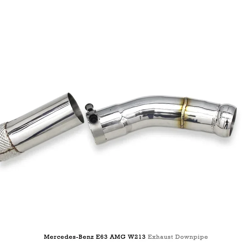Section High flow Pipes branch downpipe Exhaust Pipe with for E63 S W213 4.0TT
