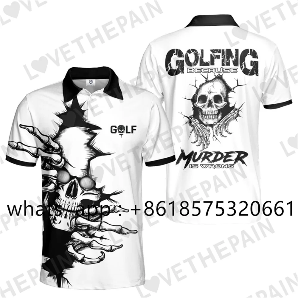 Men Golf Polo Shirt 2023 New Summer Sports Golf Apparel Short Sleeve Top Quick Dry T-shirt Polo Shirts Racing Badminton Football