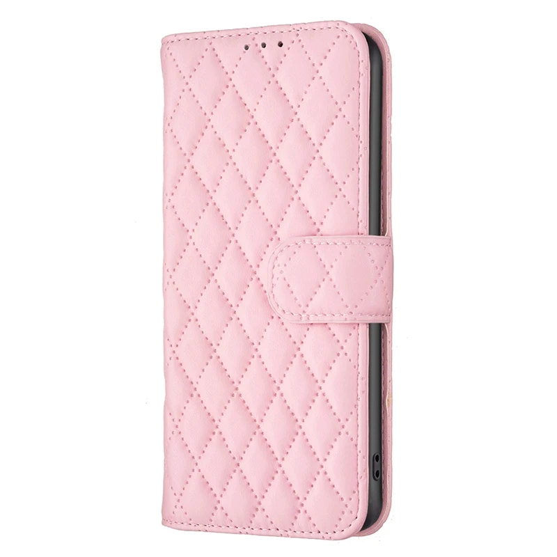 Stylish Solid Color Leather Wallet Phone Cover with Magnetic Closure