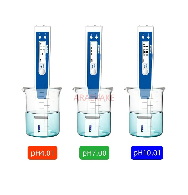Acidity meter, high-precision pH pen tester, food acidity and alkalinity, aquarium fish tank water quality, pH value detection