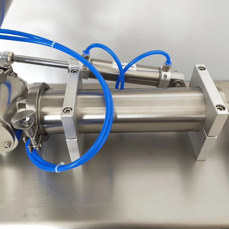 PBOBP Paste Filling Machine Piston Filler Lotion Shampoo Cream Honey Sauce Peanut Butter Pneumatic Semi Auto Single Head Need