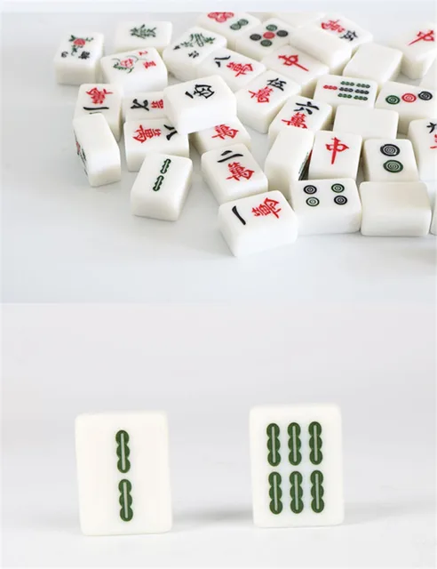 High Grade Ecofriendly 40-42MM Ivory Color Crystal Jade Mahjong Tiles  144pcs/set Board Game Party Supplies Mah-Jong - AliExpress