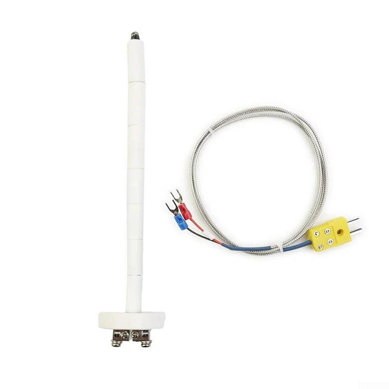 

Heavy Duty Type K Thermocouple Probe Set Kit For High Temperature Measurement, 3.3Ft Cable, -58 To 2372°F (-50 To 1300°C) Range