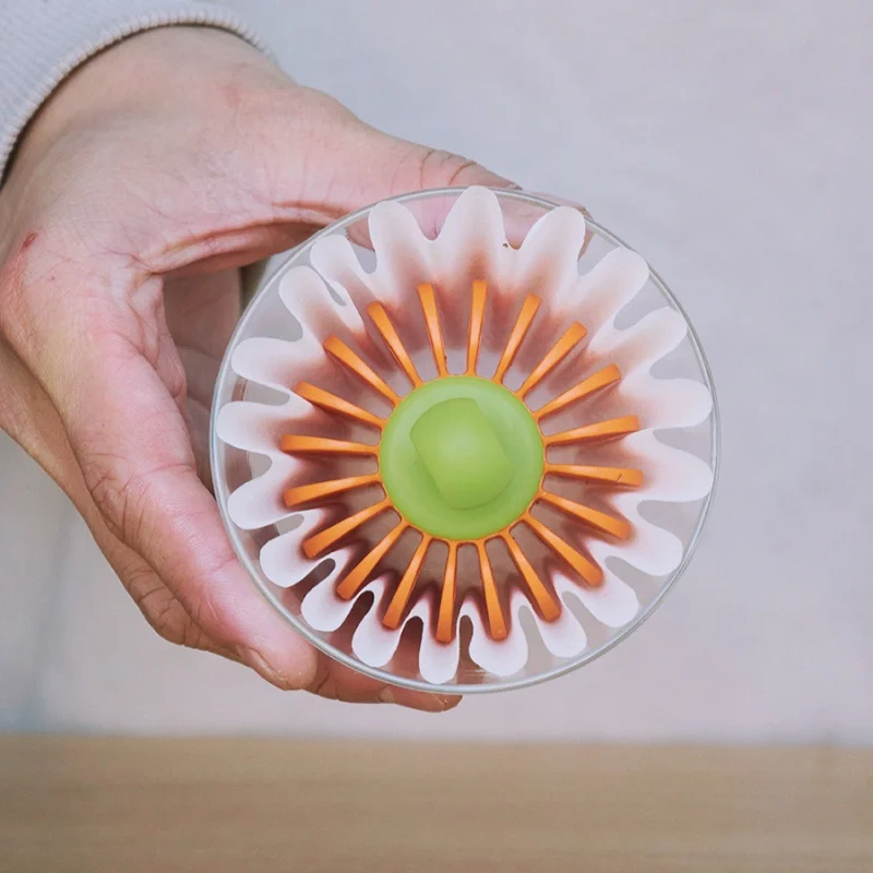 Coffee Filter Paper Assistant For Cake Filter Cup 155 Paper Food Grade PP Material Pressure Dispenser