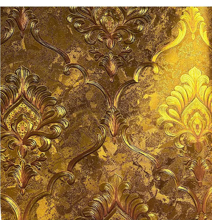 luxo damask vinyl wallpaper impermeavel wall cover 03
