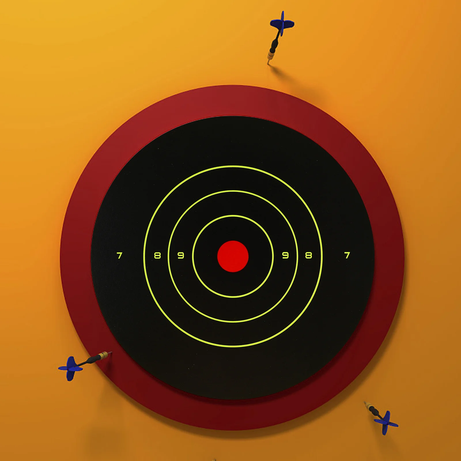 30 Pcs Target Paper Round Zone Targeted Self-adhesive Splatter Stickers Splatter Sports Accessories Self-adhesive Splatter