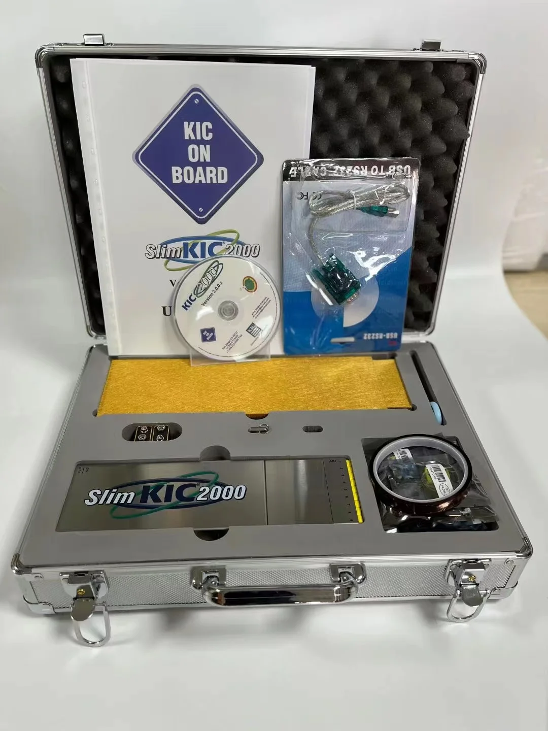 고품질 6 채널 kic 시작 SMT 리플로우 오븐 프로파일러 리플로우 열 프로파일러 모델 번호: 9 채널 슬림  kic-Freehip.co.kr