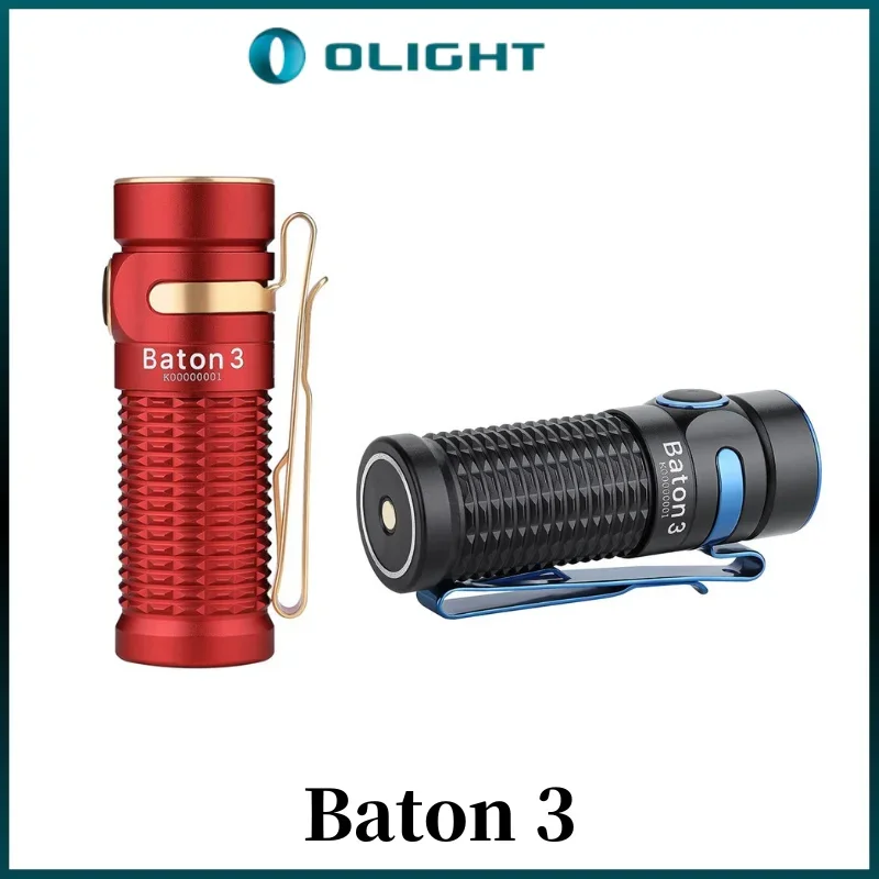 Olight Baton 3 Torcia 1200 Lumen Torcia Edc Custodia Di Ricarica Wireless Max 20 Giorni Di Autonomia Batteria Integrata