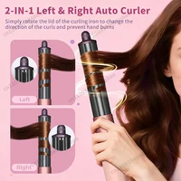 Sèche-cheveux multi-styles 6-en-1 Sencicimen avec brosse ionique négative pour coiffage automatique et bouclage – Kit d'outils de coiffage 3